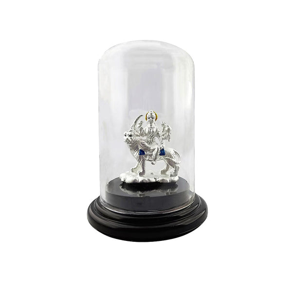 999 Silver Ambey Mata Idol for Office Desk & Car Dashboard