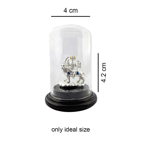 999 Silver Ambey Mata Idol for Office Desk & Car Dashboard