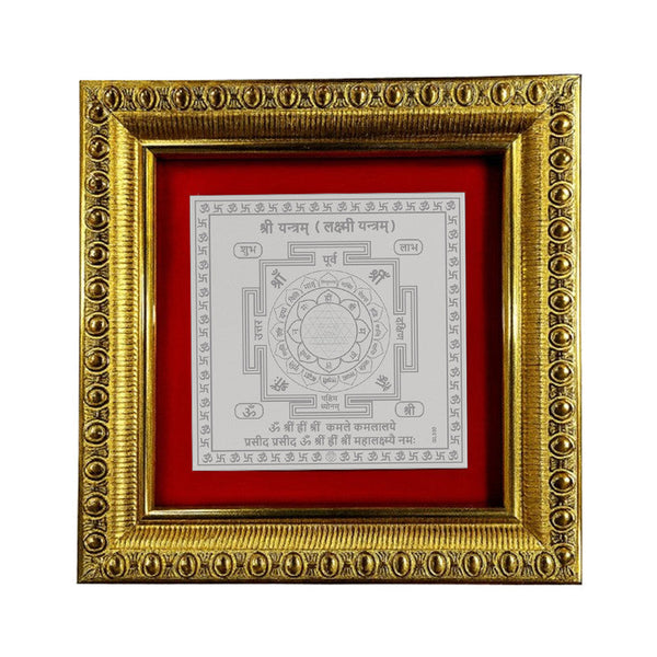 999 Pure Silver Lakshmi Shree Yantra for Home & Office
