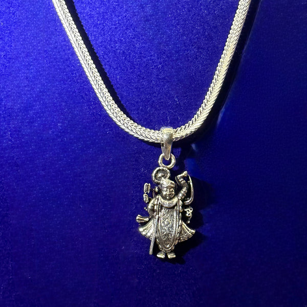 Shree Shrinath Ji 925 Silver Pendant