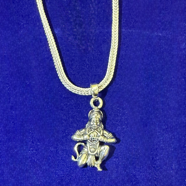 Hanuman Ji 925 Silver Pendant