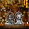 925 Silver Lakshmi Ganesha 3D Idol