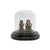 999 Silver Lakshmi Ganesh Ji for Office Desk & Car Dashboard