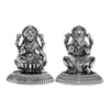 925 Pure Silver Lakshmi Ganesh Ji 2D Idol