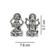 999 Silver Lakshmi Ganesh 3D Idol