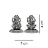 925 Pure Silver Lakshmi Ganesh Ji 2D Idol