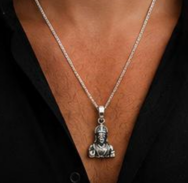 Hanuman Ji 925 Silver Pendant