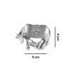 925 Silver Cow and Calf 3D Idol Set