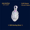 Silver Lord Narasimha Pendant