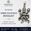 Shree Hanuman 925 Silver Pendant