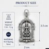 Lakshmi Ji 925 Silver Pendant