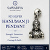 Hanuman Ji 925 Silver Pendant