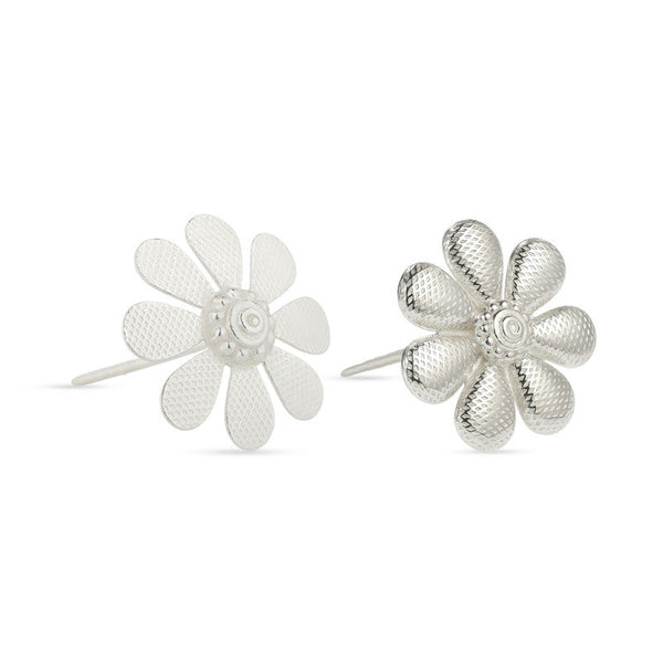 925 Pure Silver Flower for Temple Puja & Ritual Use