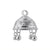 925 Pure Silver Mandir Chattar for Temple & Navratri Puja