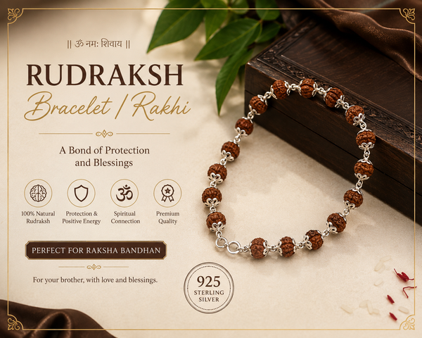 Rudraksha Bracelet/Rakhi