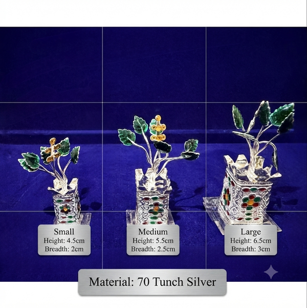 Silver Tulsi Plant – 70 Tunch Silver