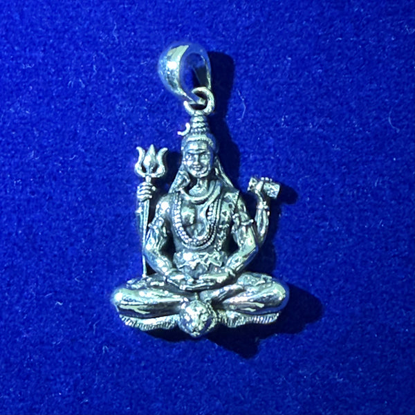 Shiv Ji 925 Silver Pendant