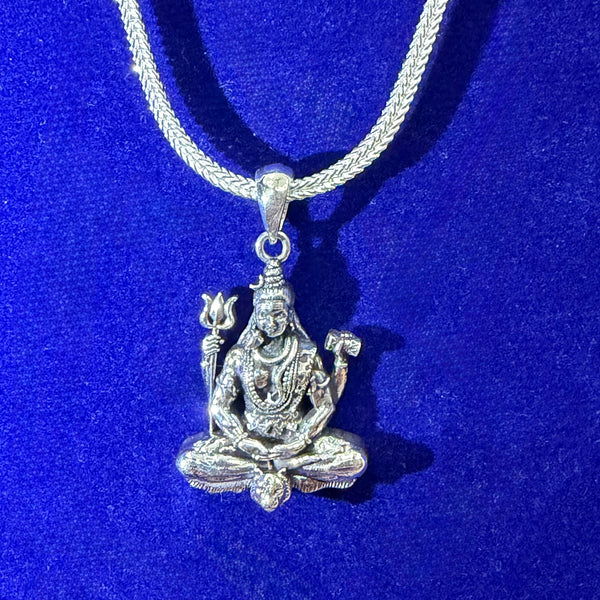 Shiv Ji 925 Silver Pendant