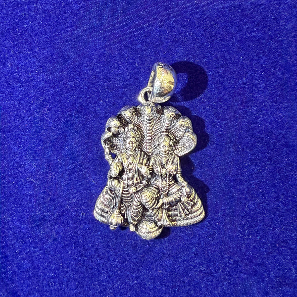 Laxmi Vishnu Ji 925 Silver Pendant