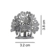 925 Pure Silver Kamdhenu Cow 3D Idol