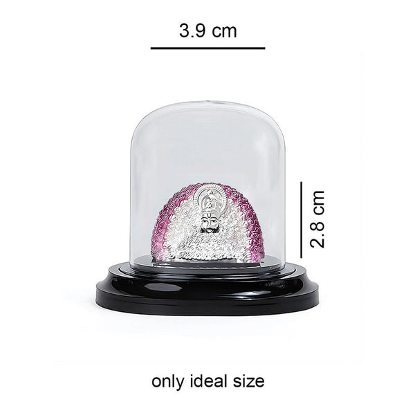 999 Silver Khatu Shyam Idol for Office Desk & Car Dashboard