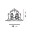 925 Silver Lakshmi Ganesha Ji 2D Idol