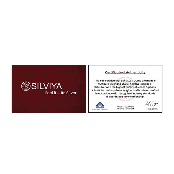 925 Pure Silver Kamdhenu Cow 3D Idol