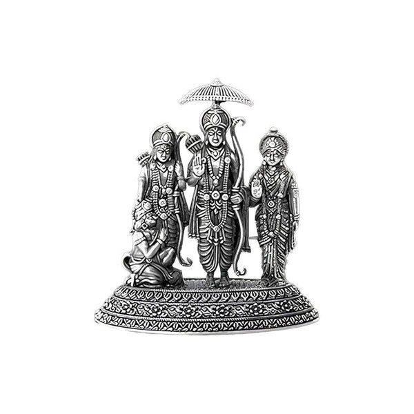 925 Silver Ram Darbar 2D Idol Set