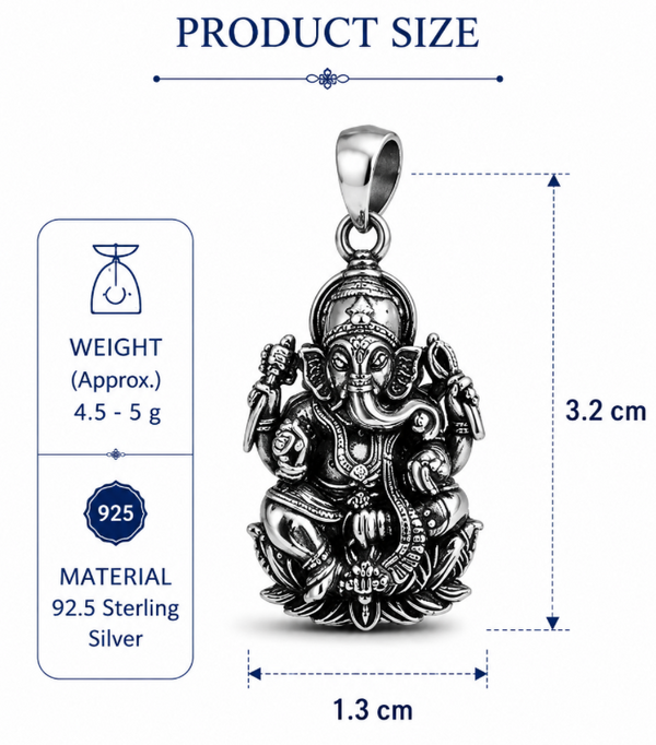 Shri Ganesha Pendant 92.5