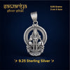 Premium Lord Shiva Silver Pendant – 9.25 Sterling Silver
