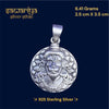 Royal Hanuman Medallion Pendant – 9.25 Sterling Silver