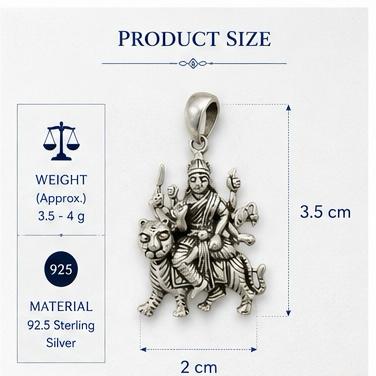 Ambemata Ji 925 Silver Pendant