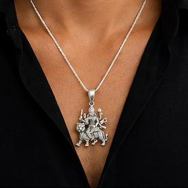 Ambemata Ji 925 Silver Pendant