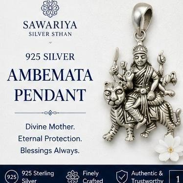 Ambemata Ji 925 Silver Pendant