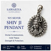 SHIV JI — 925 Silver Pendant