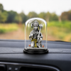 999 Silver Hanuman Idol for Office Desk & Car Dashboard