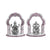925 Silver Temple Puja Lakshmi Ganesh JI Idol