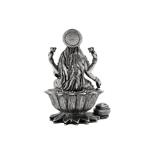 925 Silver Lakshmi 3D Idol