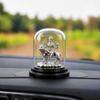 999 Silver Ambey Mata Idol for Office Desk & Car Dashboard